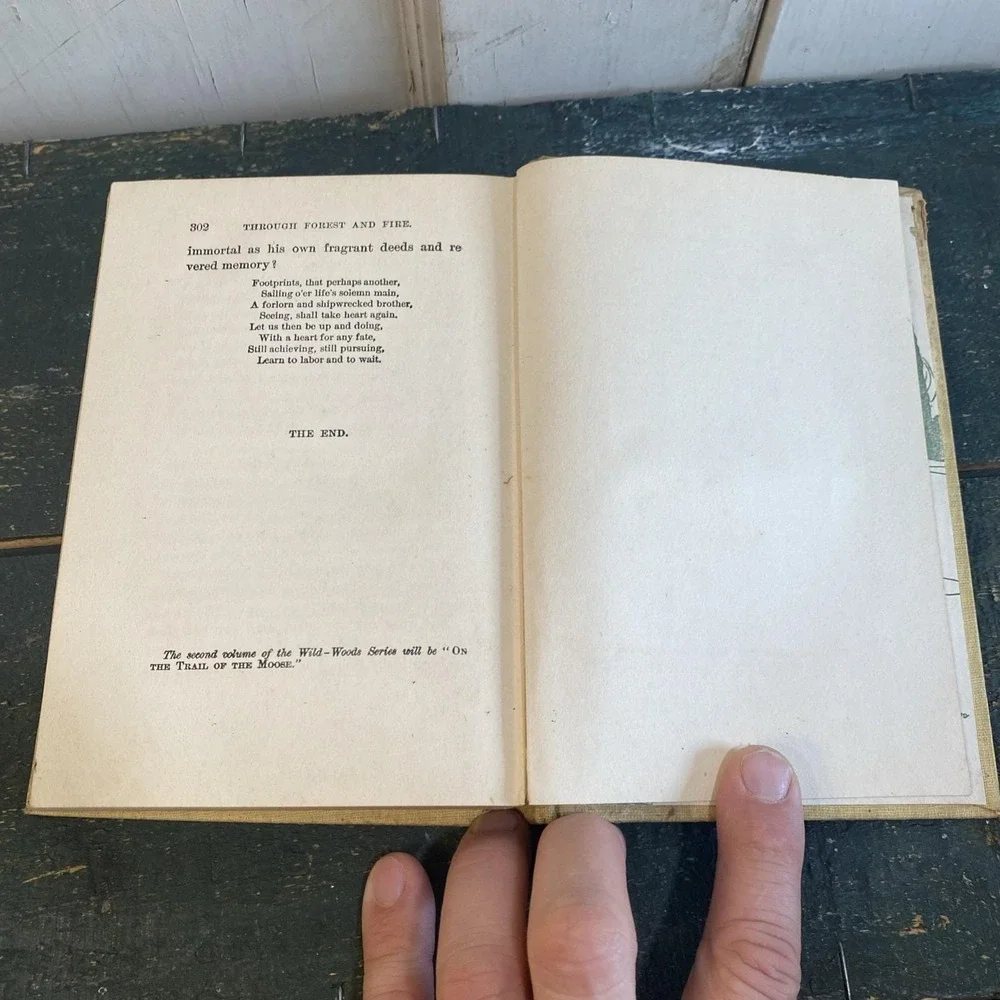 Through Forest and Fire‎ by Edward S. Ellis -1901 Hardcover Book